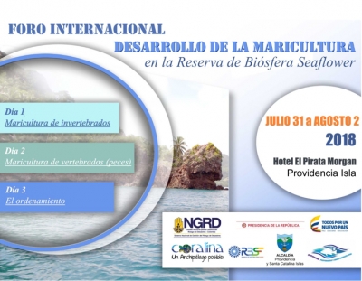 Foro Internacional Desarrollo de la Maricultura en la Reserva de Biósfera Seaflower